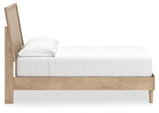 Cielden Full Panel Bed with Dresser in Two-tone - PKG018706