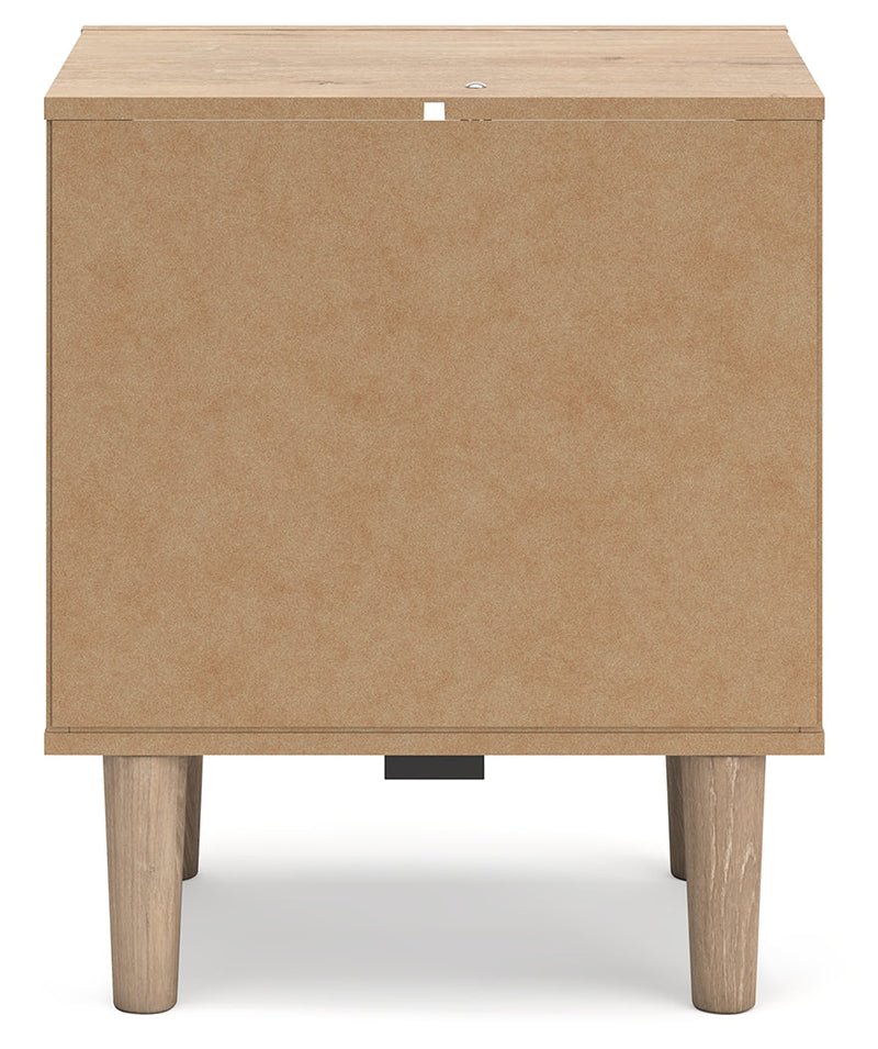 Cielden Full Panel Headboard with Dresser and Nightstand in Two-tone - PKG020444