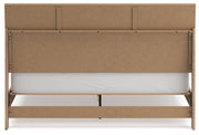 Cielden King Panel Bed with 2 Nightstands in Two-tone - PKG018922