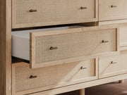 Cielden Queen Panel Bed with Dresser in Two-tone - PKG018696