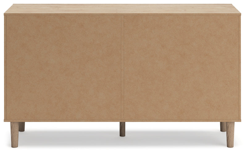 Cielden Queen Panel Bed with Dresser in Two-tone - PKG018696