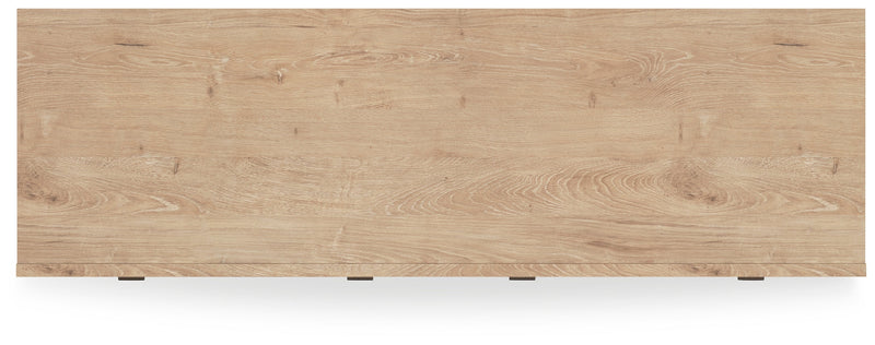 Cielden Queen Panel Bed with Dresser in Two-tone - PKG018696