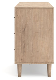 Cielden Queen Panel Headboard with Dresser in Two-tone - PKG018681