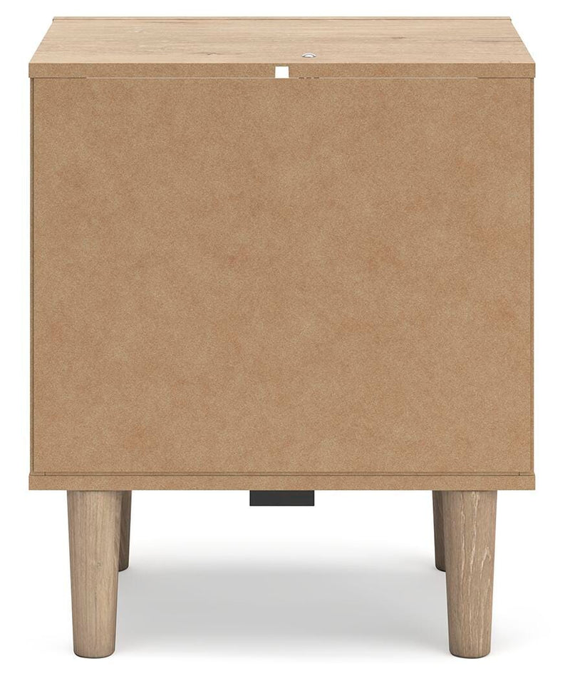 Cielden Queen Upholstered Bed with Roll Slats, Chest and  Nightstand in Soft Gray - PKG022905