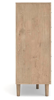 Cielden Queen Upholstered Bed with Roll Slats, Chest and  Nightstand in Soft Gray - PKG022905