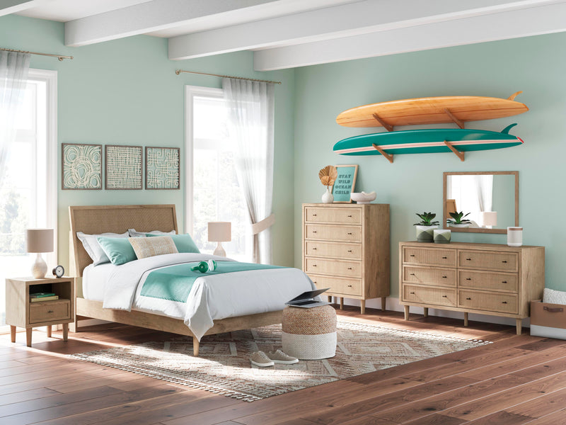 Cielden Two-tone Full Panel Bed - B1199B6