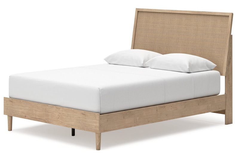 Cielden Two - tone Queen Platform Bed - Gate FurnitureQueen Bed