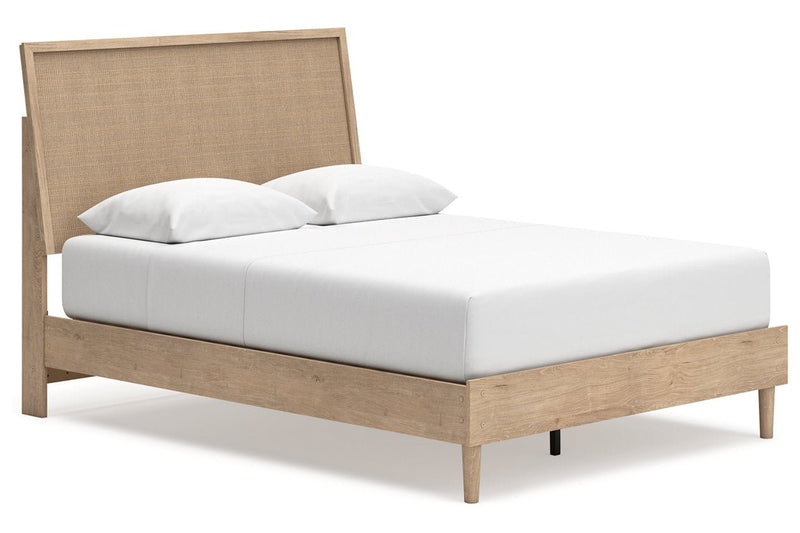 Cielden Two - tone Queen Platform Bed - Gate FurnitureQueen Bed