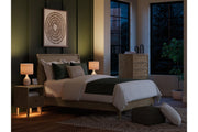 Cielden Two - tone Queen Platform Bed - Gate FurnitureQueen Bed