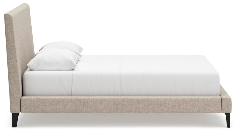 Cielden Two-tone Queen Upholstered Bed, Dresser and 2 Nightstands - B1199B20