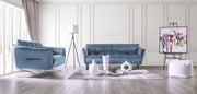 Civellutino Light Blue Sofa - FM90004-SF-PK