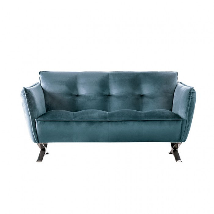 Civellutino Teal Loveseat - FM90004TL-LV-PK