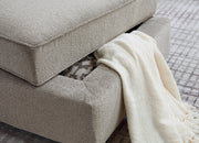 Claireah Ottoman With Storage - Gate FurnitureOttoman