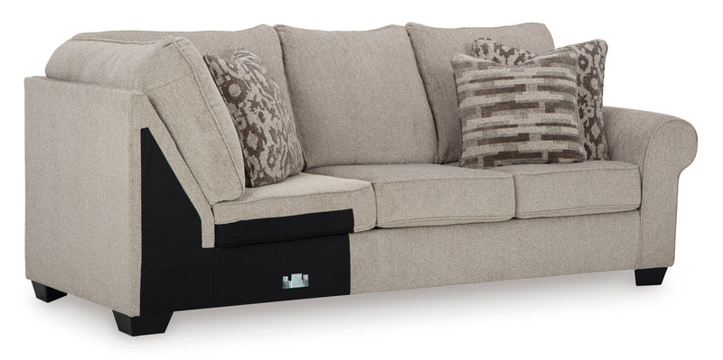 Claireah Umber 3 - Piece RAF Sectional - Gate FurnitureSectional