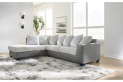 Clairette Court Alloy 2 - Piece Sectional with Chaise - Gate FurnitureSectional