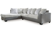 Clairette Court Alloy 2 - Piece Sectional with Chaise - Gate FurnitureSectional
