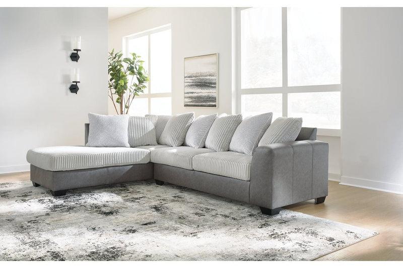 Clairette Court Alloy LAF Sectional - Gate FurnitureSectional