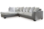 Clairette Court Alloy LAF Sectional - Gate FurnitureSectional