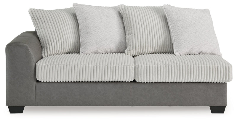 Clairette Court Alloy Left-Arm Facing Sofa - 3150366