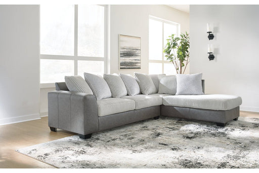 Clairette Court Alloy RAF Sectional - Gate FurnitureSectional