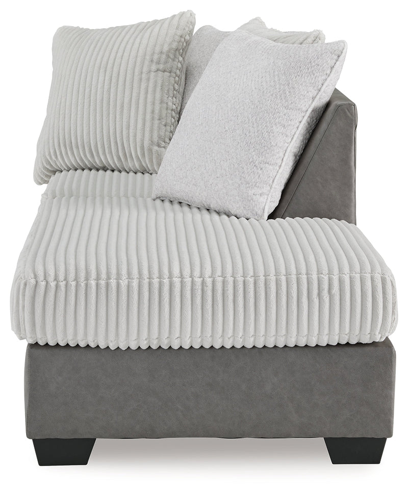 Clairette Court Alloy Right-Arm Facing Corner Chaise - 3150317
