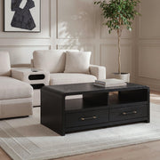 Clanden Black Coffee Table - T1540-1