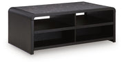 Clanden Black Coffee Table - T1540-1