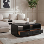 Clanden Black Coffee Table - T1540-1