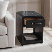 Clanden Black End Table - T1540-3