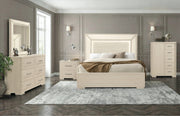 Clara Beige Queen Bed Group - CLARA-BEIGE-QBG