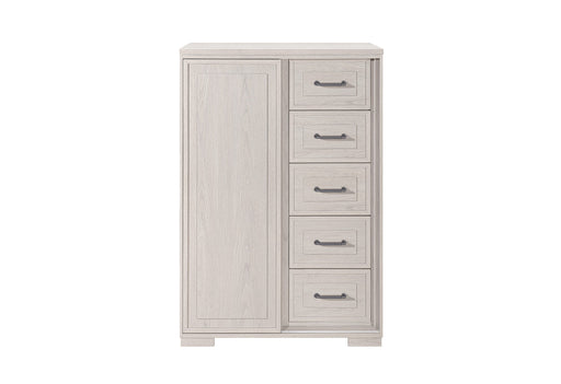 Clara Beige Sliding Door Chest - CLARA-BEIGE-SL CH
