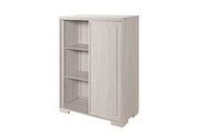 Clara Beige Sliding Door Chest - CLARA-BEIGE-SL CH