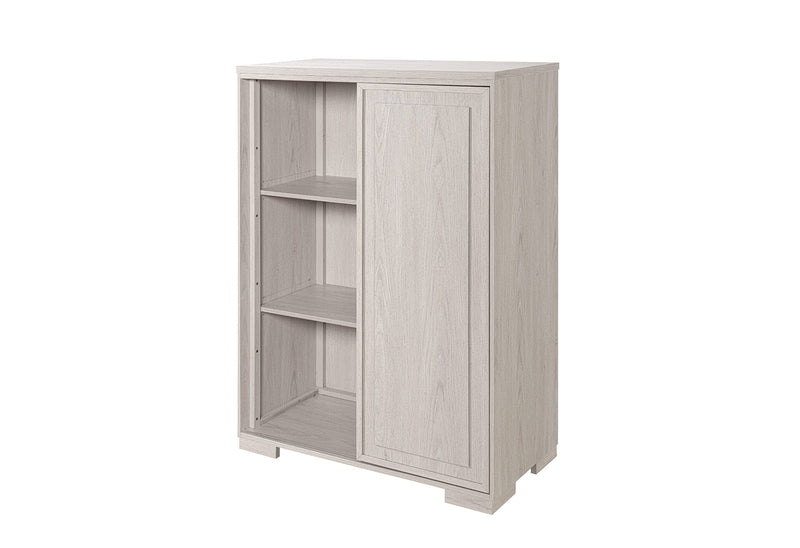 Clara Beige Sliding Door Chest - CLARA-BEIGE-SL CH