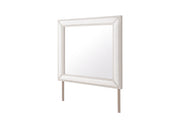 Clara Beige Upholstered Mirror - CLARA-BEIGE-MR