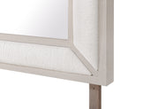 Clara Beige Upholstered Mirror - CLARA-BEIGE-MR