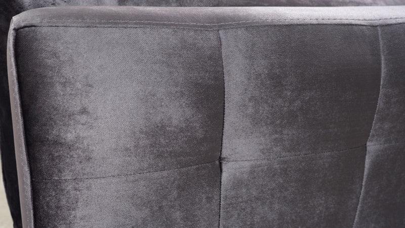 Clara Gray Velvet Sofa & Loveseat - CLARAGRAY-SL