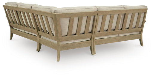 Clare View Beige 3-Piece Outdoor Sectional - P801P10