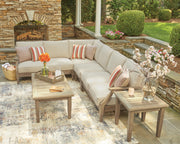 Clare View Beige 4-Piece Outdoor Sectional - P801P11