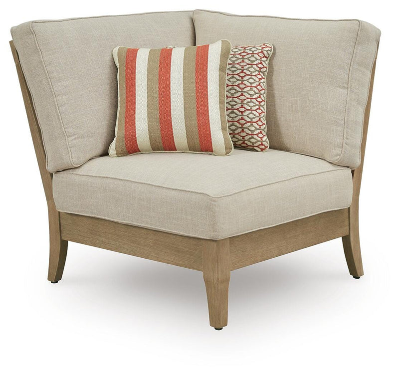 Clare View Beige Corner with Cushion - P801-877