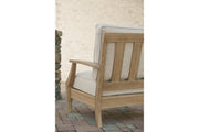 Clare View Beige Lounge Chair with Cushion - Gate FurnitureLounge Chair