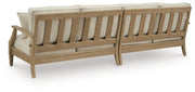 Clare View Beige Right-Arm/Left-Arm Loveseat - P801-854