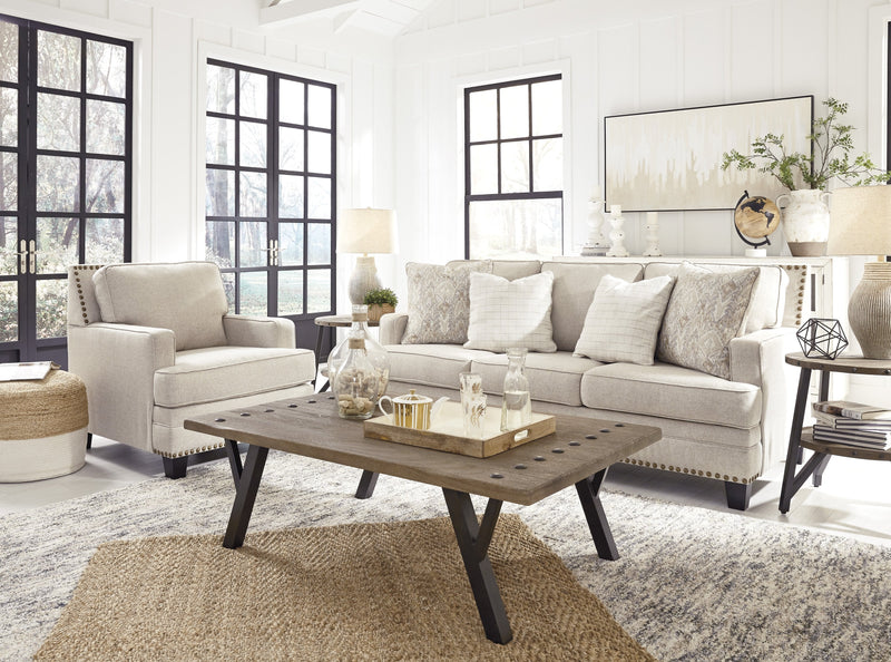 Claredon Linen Living Room Set - Gate FurnitureLiving Room Set