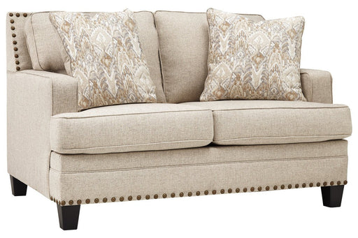 Claredon Linen Loveseat - Gate FurnitureLoveseat