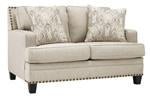 Claredon Linen Loveseat - Gate FurnitureLoveseat