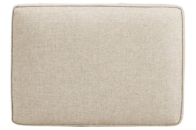 Claredon Linen Ottoman - Gate FurnitureOttoman
