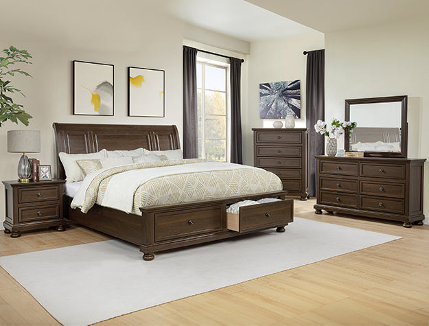Claribelle Night Stand-Brown - B1810-2
