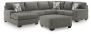 Clarington 3-Piece Sectional and Oversized Ottoman - PC48405U1