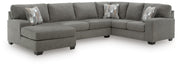 Clarington Greystone 3-Piece Sectional with Chaise - PC48405S1