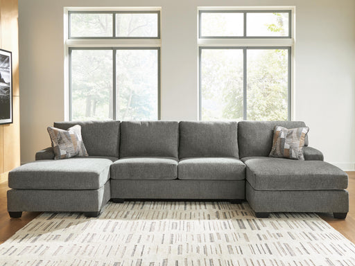Clarington Greystone 3-Piece Sectional with Double Chaise - PC48405S3
