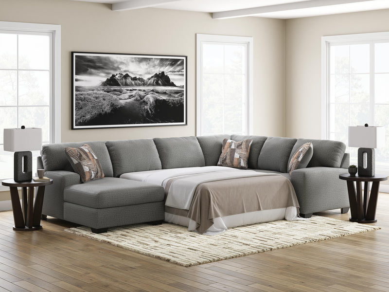Clarington Greystone 3-Piece Sleeper Sectional with Chaise - PC48405S5